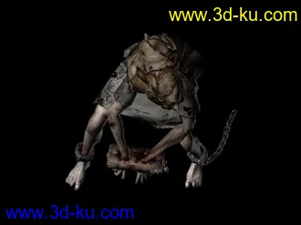 3D打印模型生化危机中的怪物的图片