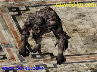 3D打印模型生化危机中的怪物的图片