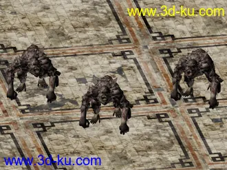 3D打印模型生化危机中的怪物的图片