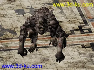 3D打印模型生化危机中的怪物的图片
