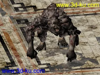 3D打印模型生化危机中的怪物的图片