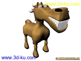 3D打印模型一匹小马的图片