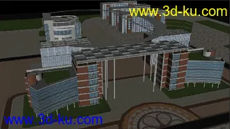 3D打印模型学校的图片