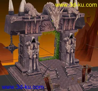 3D打印模型魔兽世界外域之门的图片