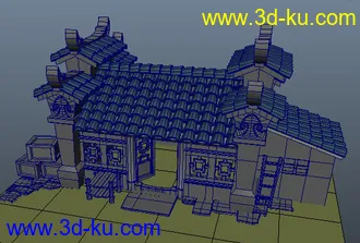 3D打印模型小房子的图片