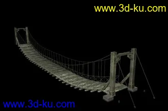 3D打印模型一个吊桥的图片