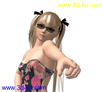 3D打印模型DOA5 最萌小萝莉 Marie Rose 粉红比基尼版的图片