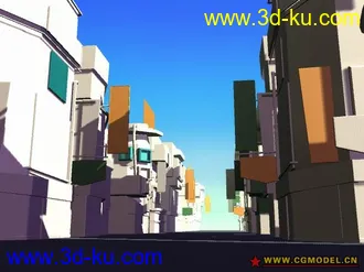 3D打印模型城市建筑~的图片