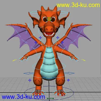 3D打印模型爆炎飞龙的图片