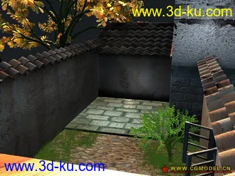 3D打印模型院子场景~的图片