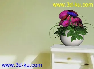 3D打印模型扶郎花的图片
