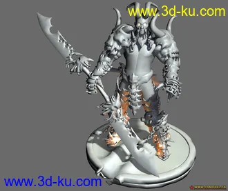 3D打印模型<战士>最近的练习，希望大家喜欢的图片