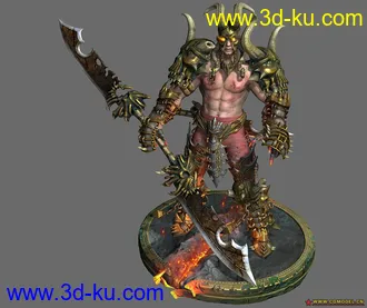 3D打印模型<战士>最近的练习，希望大家喜欢的图片