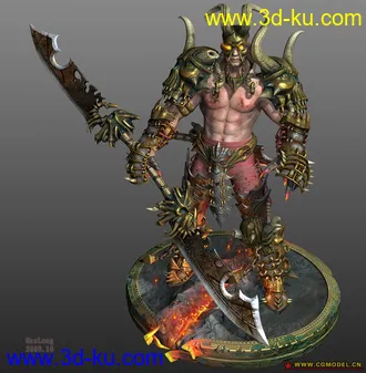 3D打印模型<战士>最近的练习，希望大家喜欢的图片