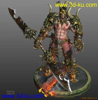 3D打印模型<战士>最近的练习，希望大家喜欢的图片