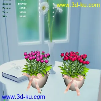 3D打印模型小花的图片