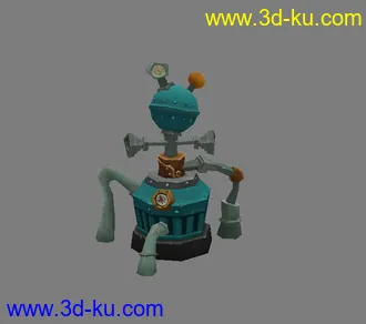 3D打印模型手绘机械锅炉的图片