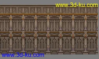 3D打印模型纯手绘3D平面墙的图片