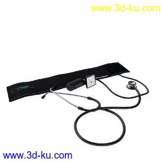 3D打印模型听诊器2个的图片