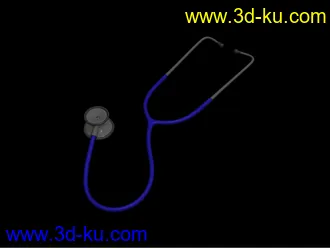 3D打印模型听诊器2个的图片