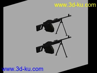 3D打印模型88机枪的图片