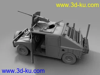 3D打印模型军用汽车的图片