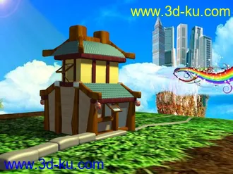 3D打印模型房子的图片