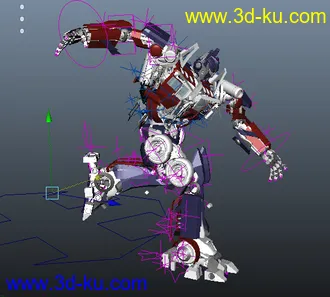 3D打印模型擎天柱的图片