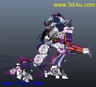 3D打印模型擎天柱的图片