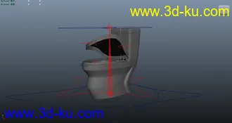 3D打印模型一个高级绑定马桶的图片