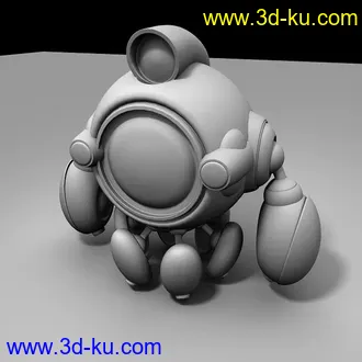 3D打印模型可爱机器人的图片