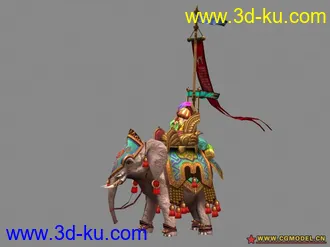 3D打印模型英雄无敌5 ——象英雄的图片