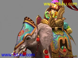 3D打印模型英雄无敌5 ——象英雄的图片