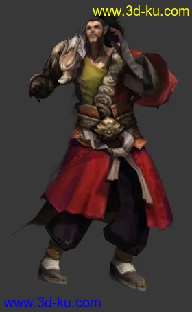 神雕侠侣模型郭靖带动作现豪迈雄风帖图的图片