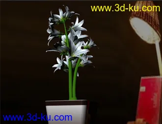 3D打印模型百合的图片
