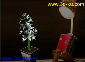 3D打印模型百合的图片