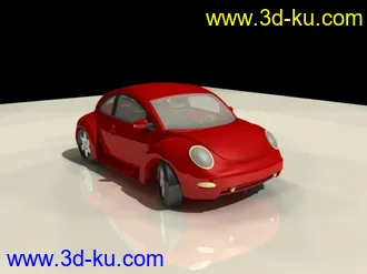 3D打印模型影视级别高模甲壳虫小汽车的图片