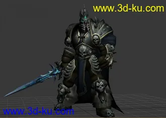 3D打印模型魔兽阿尔萨斯的图片
