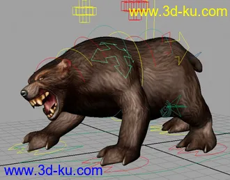3D打印模型魔兽暴力熊的图片