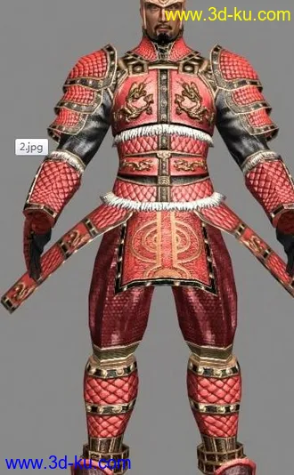 3D打印模型古代武士2套的图片