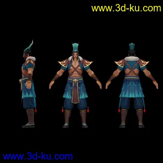 3D打印模型古代武士2套的图片