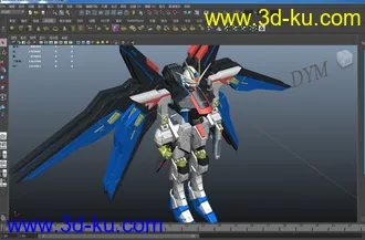 3D打印模型机器人高达的图片