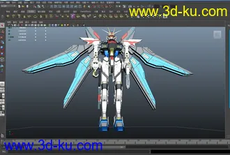 3D打印模型机器人高达的图片
