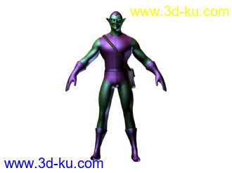 3D打印模型蜘蛛侠反派角色——绿恶魔的图片