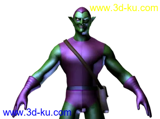 3D打印模型蜘蛛侠反派角色——绿恶魔的图片