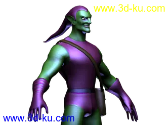 3D打印模型蜘蛛侠反派角色——绿恶魔的图片