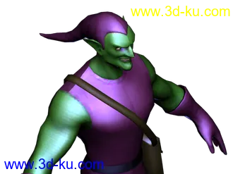 3D打印模型蜘蛛侠反派角色——绿恶魔的图片