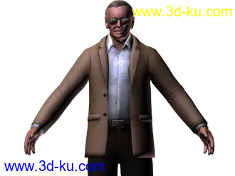 3D打印模型斯坦李——蜘蛛侠、钢铁侠、绿巨人、复仇者等漫画角色创作者的图片