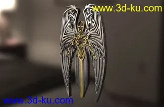 3D打印模型[转]天使徽章angle_logo的图片