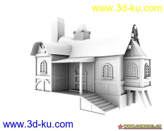 3D打印模型小房子一个的图片